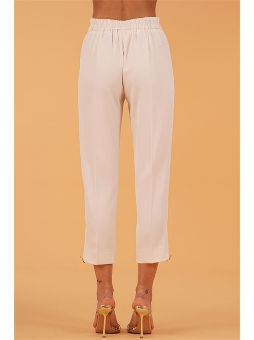 Pantalone in viscosa GM by Gai Mattiolo | GM3736BURRO